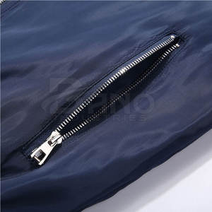 Chaqueta de lana de bombardero hecha a medida para hombre, ligera con cuello levantado, estilo callejero de invierno, el mejor Material, último diseño, oferta - Product Image 6