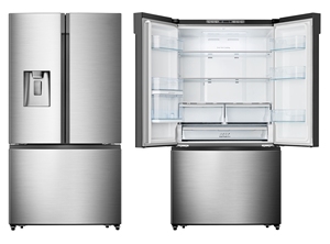 <span class=keywords><strong>Réfrigérateur</strong></span> Smad 596L à 3 portes, <span class=keywords><strong>porte</strong></span> française, avec <span class=keywords><strong>distributeur</strong></span> d'eau et congélation rapide pour DM-762WH - Product Image 4