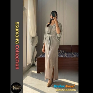 ชุดราตรีคาฟตันมูนไลต์สำหรับผู้หญิงคอลเลกชัน ssumaira สไตล์ดูไบ - Product Image 2