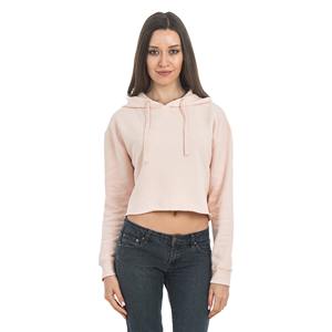 Mujeres al por mayor recortada gruesa Sudadera con capucha personalizada fabricante de alta calidad crop top al por mayor Custom Logo Cropped Hoodie - Product Image 2
