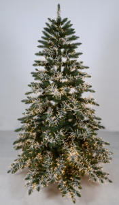 Árboles de Navidad Artificiales de Abeto Premium, Verdes, Nevados, Blancos y Preiluminados con LED (120x360cm) - Product Image 5