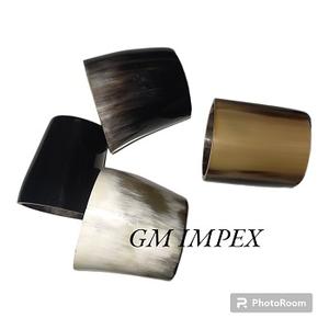 Top vente meilleure qualité véritable porte-serviettes en corne de vache de buffle/anneau Style Animal poli - Product Image 2