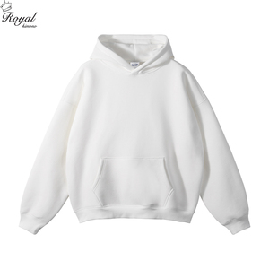 Sweat-shirt unisexe à capuche de qualité supérieure, coupe classique, molleton personnalisé 350g, respirant, avec poche, impression 3D en relief, sweat-shirt pour homme - Product Image 3