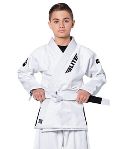 Super เด็กการฝึกอบรมที่ดีที่สุด Bjj Gis ในการปรับแต่งโลโก้บราซิลสีขาว Jiu Jitsu ผ้าฝ้าย 100% BJJ Gis คาราเต้ Bjj Gis กิโมโนสําหรับเด็ก - Product Image 1