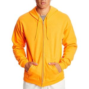 High Quality Heavyweight <b>Thermal</b> 100% Cotton <b>Men</b> Zip-up Hoodie Street Style Cropped Zip Hoodie basics cotton blended - Product Image 3