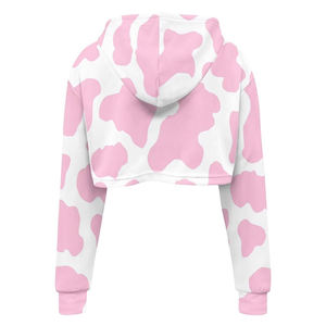 Venta caliente Crop Top Sudadera con capucha Nueva llegada Mejores mujeres Crop Tops Sudaderas con capucha Tallas grandes Transpirable Crop Hoodies 2025 - Product Image 6