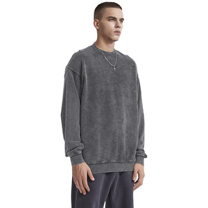 Sweat-shirt à capuche à logo personnalisé avec pull-over surdimensionné imprimé en molleton de haute qualité pour hommes - Product Image 4