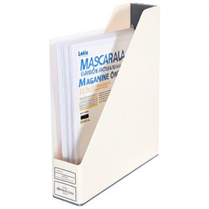 Organizador de Revistas A4 Leitz WOW Duo Gris/Blanco de Poliestireno 7.3 X 31.8 X 27.2 Cm - Product Image 2