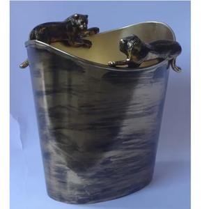 Bol en métal de bois de cerf en laiton de style élégant bol à fruits décoratif finition en laiton antique parfait en métal décor à la maison et affichage d'artisanat - Product Image 2