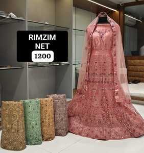 Vente chaude Bollywood Style femmes Lehenga Choli indien pakistanais vêtements pour la fête de mariage porter disponible prix de gros - Product Image 5