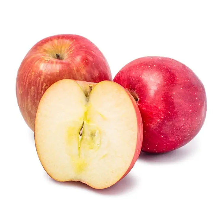 แอปเปิ้ลฟูจิสีแดงสดผลไม้