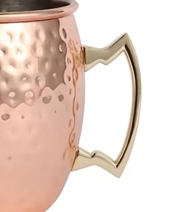 Tasses à mules de Moscou en métal martelé personnalisées en gros pour boissons - Product Image 4
