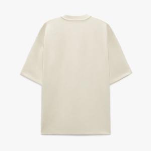 T-shirt de sport respirant et écologique avec logo personnalisé pour homme, 100% coton, tissu French Terry de haute qualité, col rond, coupe classique - Product Image 4