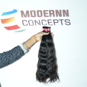 Extensiones de cabello indio a granel Natural 100% suministradas por el proveedor, cutícula virgen cruda alineada, sin procesamiento químico, onda Afro de 8 pulgadas - Product Image 1