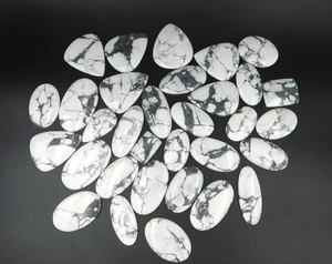 100% High Quality Natural White Howlite Cabochon Polished Loose Gemstone Lot 100% Natural Howlite Cabochon - Product Image 4