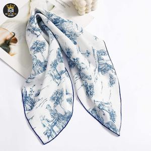 Wholesale In-Stock Custom <b>Ethnic</b> <b>Bandanas</b> Printed Cotton Polyester Bandana Scarf with Logo - Product Image 5