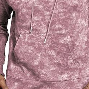 Men's Tie-<b>Dye</b> Pullover Hoodie Colorful <b>Black</b> Smoke Embroidered Hooded Sweatshirt for Winter - Product Image 6
