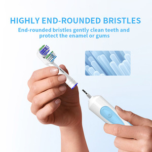 <span class=keywords><strong>Bestlife</strong></span> K1617S-S4 tête de brosse à dents de rechange double tête pour brosse à dents électrique oscillante - Product Image 3