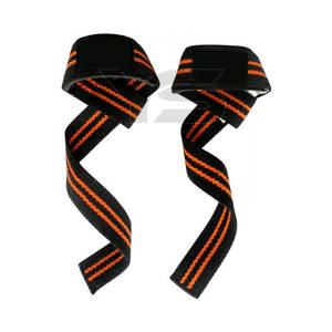 Sangles de musculation légères antidérapantes en néoprène robustes avec logo personnalisé OEM pour la musculation en salle de sport, soutien du poignet, unisexe - Product Image 1