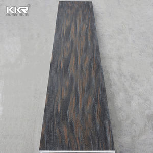 Personalizado 6mm 12mm 30mm acrílico superficie sólida placas de piedra de ingeniería Panel de pared superficie sólida pura hoja de losas grandes - Product Image 3