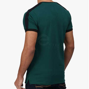 Fabricant pakistanais, t-shirts pour hommes en coton 100% de haute qualité, vente en gros, dernier design, séchage rapide, respirant, manches courtes, pas cher - Product Image 4