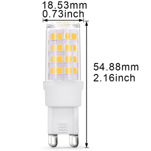 หลอดไฟ LED 3W G9 เปลี่ยนสีได้สามสี AC230V SMD2835 โคมไฟระย้าตกแต่ง - Product Image 5