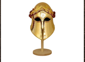 Handcrafted Vintage-Style Steel Brass Helmets <b>Engraved</b> Decor for Medieval Collections Add Timeless Elegance to Your Space - Product Image 3