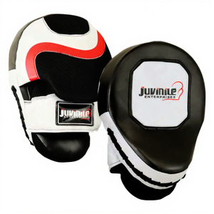 Almohadillas de Boxeo de Cuero con Gancho Curvo y Almohadilla de Golpeo, Personalizadas, Alargadas, en Venta al por Mayor - Product Image 1