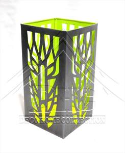 Nordic Style Hollow Out Metal Cylinder <b>Candle</b> Holder Geometric Iron Art Tealight Stand <b>Black</b> Matte Luxury Table Centerpiece - Product Image 6