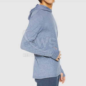 Solid Color Plus Size Gym Fitness <b>Hoodies</b> Custom Design High Quality <b>Men</b> Gym Fitness <b>Hoodies</b> - Product Image 2
