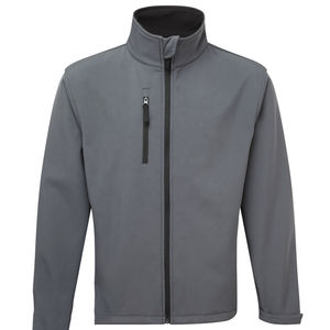 Gran oferta, chaquetas Softshell sin capucha para hombre con logotipo, chaqueta Softshell impermeable de alta calidad ODM 5000MM, naranja 2025 - Product Image 4