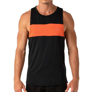 Camiseta Deportiva de Moda para Hombre, de Secado Rápido, Sin Mangas, Ajuste Holgado, Color Sólido, Lisa, Teñida - Product Image 1