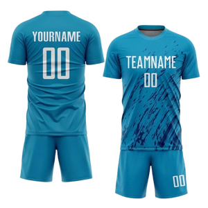 Conjunto de Uniforme de Fútbol Juvenil, Jersey de Poliéster de Secado Rápido, Pantalones Cortos, Equipación de Fútbol, Logotipo Personalizado Impreso, OEM, ODM, Suministro al por Mayor - Product Image 6