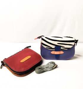 Nouveau Style sac à bandoulière en cuir recyclé couleur trapue sac à main en cuir de fourrure imprimé Animal de haute qualité femmes 2 en 1 sac à main réversible - Product Image 2