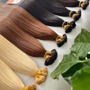 Venta al por mayor Extensiones de cabello de queratina I Tip Extensiones de cabello de color de teñido virgen vietnamita Extensiones de cabello humano vietnamita - Product Image 3