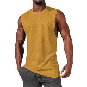 Custom Logo <b>Vest</b> <b>Mens</b> Cut off Tank Top Bodybuilder Clothing Breathable Tanktop For <b>Men</b> Male Gym Top <b>Stringer</b> Gym Singlet - Product Image 1