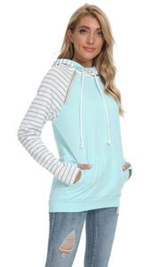 Sudadera con Capucha forrada de lana con cordón Zip Up Ropa de mujer Sudadera con capucha Casual Sudaderas con capucha de manga larga - Product Image 6