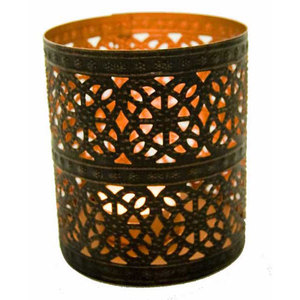 เชิงเทียนโลหะสำหรับตกแต่งโต๊ะทรงกลมเคลือบทองแดงตกแต่งบ้านสไตล์ล่าสุด - Product Image 3