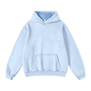 Nardon Apparel High Quality Cotton <b>Thick</b> Heavy Duty French Terry Pullover Hoodie Custom Drop Shoulder Fleece Oversized Hoodie - Product Image 2