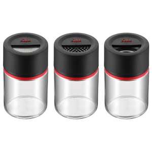 Silit Storio <b>Spice</b> Shaker <b>Set</b> 3 Tsp Durable <b>Spice</b> <b>Jar</b> for Easy Pouring and Storage - Product Image 1