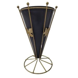 Forme et taille personnalisées solide fer bleu enduit de poudre porte-parapluie durable décoration de la maison pour le stockage - Product Image 1