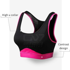 Venta al por mayor ropa de gimnasia Sujetador de fitness para mujer Ropa de yoga Sujetador de fitness acolchado Sujetador de fitness para mujer sin costuras - Product Image 1