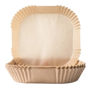 Vassoi quadrati in carta per friggitrice ad aria, 50 unità, 28 x 30 x 5,5 cm. (Ibili 688520) - Product Image 2