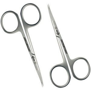 Ciseaux à cuticules professionnels en acier inoxydable incurvés, manche en céramique, outil de manucure et pédicure de précision pour salon de beauté - Product Image 5