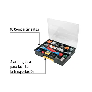 Pretul 14 \ "organizzatore della cassetta degli attrezzi con 3 unità e 18 scomparti - Product Image 2