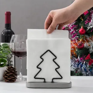 Servilletero de metal de diseño moderno para el hogar, oficina, mesa de comedor, decoración, uso en restaurante - Product Image 1