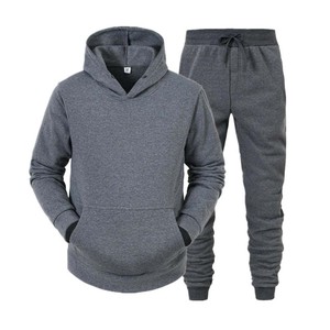 Negro algodón transpirable vintage calidad premium 100% vintage OEM blanco personalizado chándal jogging pullover HOODIE con pantalón - Product Image 4