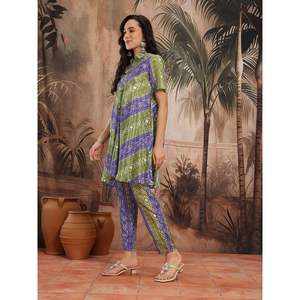 Vestido Largo Informal de Verano para Mujer, Estampado Verde, de Chinnon, Transpirable, para Ocasiones Diurnas, Tallas XS a 5XL, ODM - Product Image 2