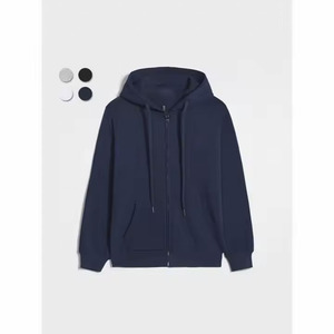 Sweat à capuche personnalisé avec logo de marque de mode, broderie, design haut de gamme, mélange polyester/coton, streetwear d'hiver, logo personnalisé, OEM - Product Image 5