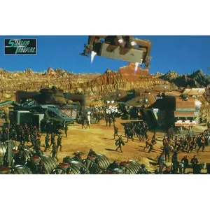 Carte postale Starship Troopers style simple pour la Saint-Valentin, le Nouvel An, un anniversaire ou un usage professionnel, motif imprimé, en papier - Product Image 1